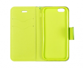 BOLSA LIVRO IPHONE 5/ 5S AZUL/VERDE