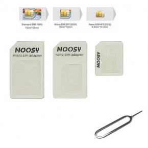 Adaptador Triplo Noosy (NANO, MICRO E MINI SIM)