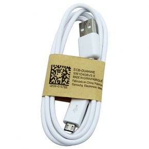 CABO DADOS SAMSUNG ECB-4AWE MICRO USB 1M BRANCO 