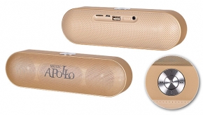 Colunas Bluetooth Apollo c/Radio (Preta)