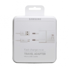 Carregador Samsung EP-TA20EWE + ECB-DU4EWE Micro USB (Carreg Rapido)