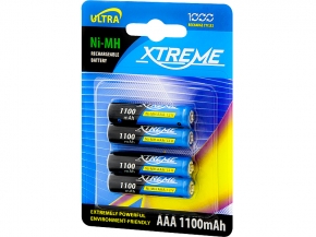 Pilha Recarregavel Xtreme Ni-MH AAA 1100mAh