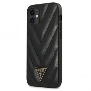 Capa Original Acolchoada Guess Iphone 12 Mini Preta