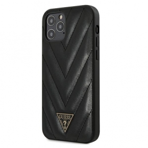 Capa Original Acolchoada Guess Iphone 12 / 12Pro Preta