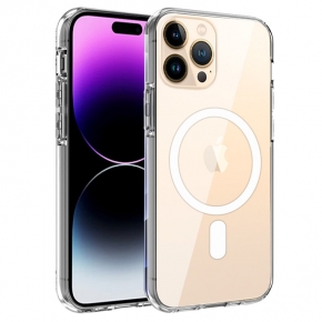 Capa para iPhone 14 Pro Transparent Magnetic