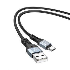 BOROFONE BX64 USB PARA TIPO C - 3A 1M PRETO