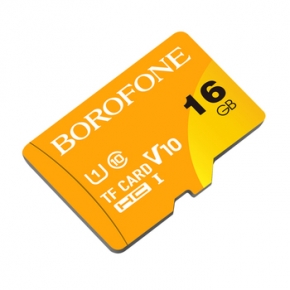 BOROFONE MICROSD 16GB SDHC CLASS10 85MB / S