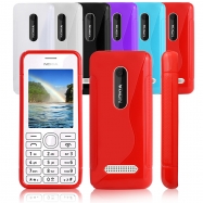 BOLSA SILICONE NOKIA 206 TRANSPARENTE