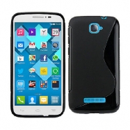 BOLSA SILICONE ALCATEL  POP C7 PRETO