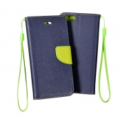 BOLSA LIVRO IPHONE 5/ 5S AZUL/VERDE