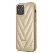 Capa Original Acolchoada Guess Iphone 12 Mini Gold