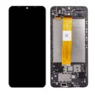 Touch+Display  Frame Sams Galaxy A12 2020 / A125 (Original) Preto