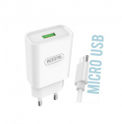 Carregador + Cabo Micro USB Accetel AC305 - Branco