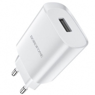 Carregador Borofone BN1 - USB - 2.1A branco